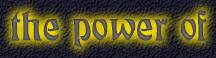 the power of