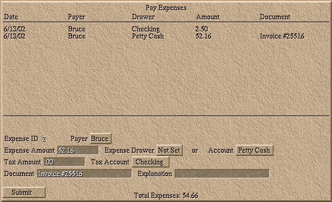 Expense Report